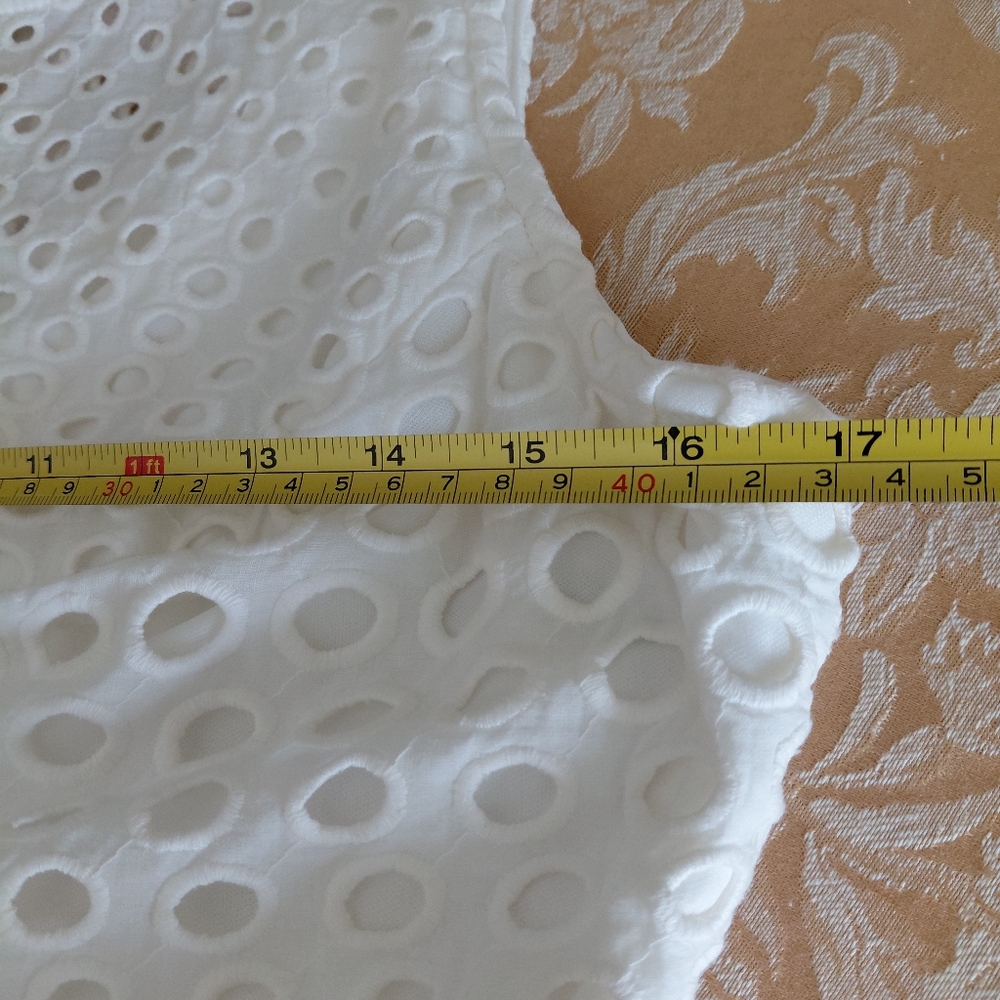 Julia Jordan White Eyelet Dress Sleeveless Fit & Flare Women’s Size 6 - Picture 10 of 10